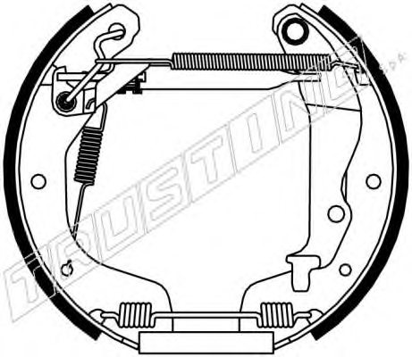 TRUSTING 6293 Brake Shoe Set